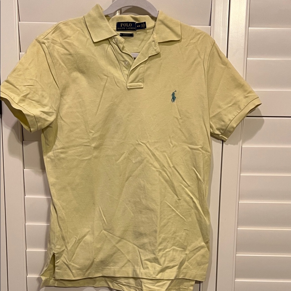 Polo by Ralph Lauren Light Yellow Men's Polo Shirt
